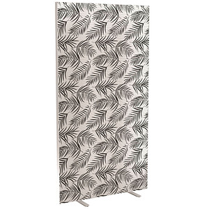 PAPERFLOW Trennwand easyScreen Black & White, 60565 bunt 94,0 x 173,4 cm, 1 St.