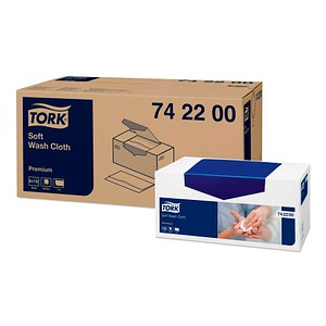 TORK Waschtücher weich Premium 1-lagig weiß, 1.080 Tücher