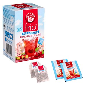 4009300017530 - 7593 Tee frio - Rhabarber-Kirsche 4009300017530 TEEKANNE 18 Beutel