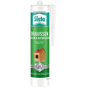4057278009149 - Draussen Dichtstoff Allwetter Silikon transparent 2800 ml