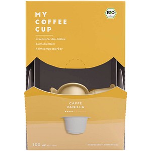 4251471406945 - VANILLA Bio-Kaffeekapseln Arabica- und Robustabohnen 100 Portionen 4251471406945 - VANILLA Bio-Kaffeekapseln Arabica- und Robustabohnen 100 Portionen