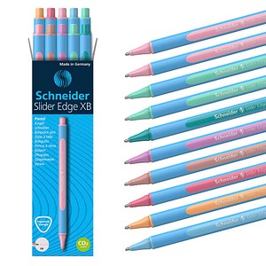 4004675140821 - Kugelschreiber Slider Edge XB blau Schreibfarbe farbsortiert 4004675140821 SN152220 10 Stück 4004675140821 - Kugelschreiber Slider Edge XB blau Schreibfarbe farbsortiert 4004675140821 SN152220 10 Stück