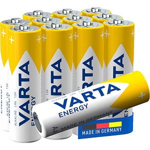 VARTA Batterien ENERGY Cube Alkali-Mangan Mignon AA 1,5 V, 12 St.