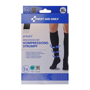 4027521537354 - Kompressionsstrümpfe geschlossene Spitze SPORT schwarz Größe XL 4027521537354 FIRST AID ONLY 4027521537354 - Kompressionsstrümpfe geschlossene Spitze SPORT schwarz Größe XL 4027521537354 FIRST AID ONLY