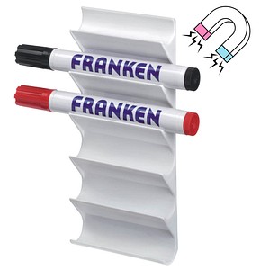 4016946189767 - FRANKEN Magnetleiste 50 x 100 mm Edelstahl selbstklebend silber mit selbstklebender Schaumstoffpolsterung - 1 Stück (ST1455)