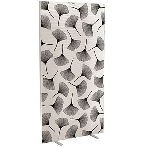 PAPERFLOW Trennwand easyScreen Black & White, 62433 bunt 94,0 x 173,4 cm, 1 St.