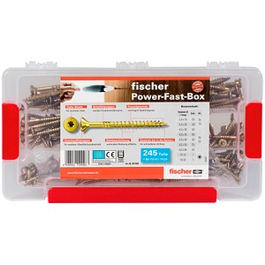 4048962100983 - fischer POWER - Fast Box 245-teilig Antrieb TX10 TX20 Ø 35 mm Länge 50 mm 4048962100983 - fischer POWER - Fast Box 245-teilig Antrieb TX10 TX20 Ø 35 mm Länge 50 mm