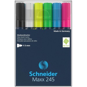 Schneider Maxx 245 Kreidemarker farbsortiert 2,0 - 3,0 mm, 6 St.