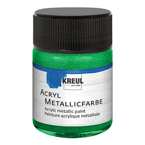 4000798775773 - Acryl Metallicfarbe grün 50 ml Verzierfarbe - Kreul