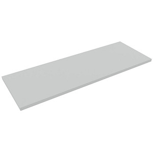 4063332926482 - Abdeckplatte 25 mm stark mit 3 mm Umleimer BxT 1200x420 mm lichtgrau