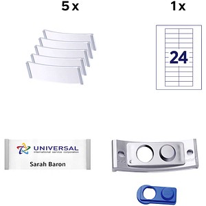 4260320190751 - badgepoint Namensschild polar POL20MA66-5DR 68x22mm est 5St 4260320190751 5 Stück