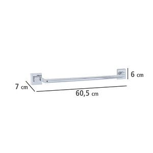 4008838218228 - - Vacuum-Loc® Badetuchstange Uno Quadro Edelstahl Befestigen ohne bohren Silber glänzend Edelstahl rostfrei glänzend Kunststoff (abs) chrom 4008838218228 - - Vacuum-Loc® Badetuchstange Uno Quadro Edelstahl Befestigen ohne bohren Silber glänzend Edelstahl rostfrei glänzend Kunststoff (abs) chrom