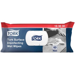 TORK Desinfektionstücher W20 1-lagig weiß, 60 Tücher