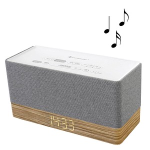 4005425012276 - UR630WE Radiowecker ukw Bluetooth® aux ukw Weckfunktion Grau Braun - Soundmaster 4005425012276 - UR630WE Radiowecker ukw Bluetooth® aux ukw Weckfunktion Grau Braun - Soundmaster