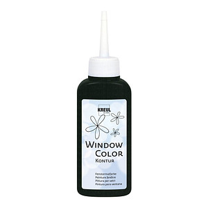 4000798427740 - Window Color Konturenfarbe schwarz 80 ml Bastelfarben - Kreul