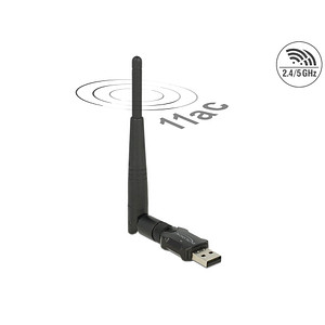 4043619124626 - USB 20 Dual Band WLAN ac a b g n Stick - Netzwerkadapter - USB 20