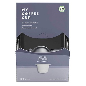 4251471407010 - LUNGO INTENSO Bio-Kaffeekapseln Arabica- und Robustabohnen 100 Portionen