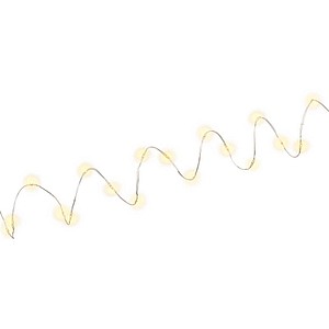 4040849667367 - Gb 66736 - Lichterkette 20 LEDs Silberdraht batteriebetrieben (66736) - Goobay