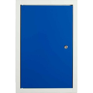 LÜLLMANN Stahl-Hängeschrank 530471 enzianblau, lichtgrau 1 Fachboden 40,0 x 30,0 x 60,0 cm, 1 St.