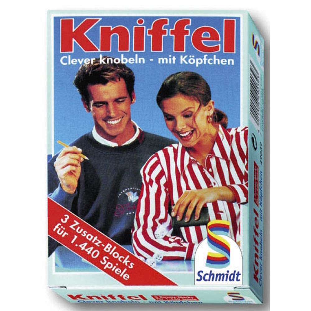 Schmidt Spiele Kniffel Yatzy In Scatola Con Bussolotto In Pelle – Gioco Da Tavolo Per Famiglie, Da 2 A 8 Giocatori, Dagli 8 Anni In Su