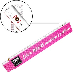 4049563061222 - Echte Mädels machens selber Meterstab Holz 4049563061222 TOX 4049563061222 - Echte Mädels machens selber Meterstab Holz 4049563061222 TOX