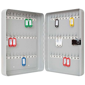 4003801859408 - Schlüsselschrank 288 ® 288 x 67 x 94 cm (b x h x t) inkl Nummernstreifen Stahlblech pulverbeschichtet lichtgrau - Wedo