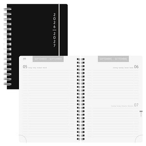 BRUNNEN Schülerkalender Plain Black 2026/2027 schwarz, 1 St.