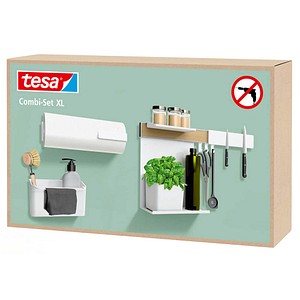 4063565273346 - Küchen-Organizer Kombi Set XL weiß 865 cm 340 cm 4063565273346 Tesa 4063565273346 - Küchen-Organizer Kombi Set XL weiß 865 cm 340 cm 4063565273346 Tesa