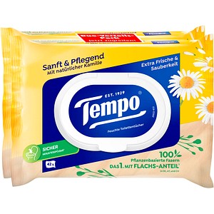 7322540907643 - Feuchttücher Sanft & Pflegend Duo-Pack 2x 42 Tücher 7322540907643 84 Tuch