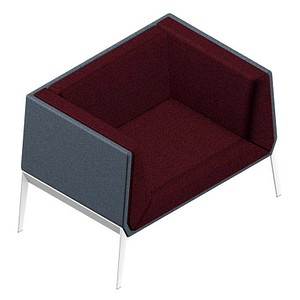 8056457075179 - Besuchersessel Accord bordeaux grau weiß Stoff 8056457075179 - Besuchersessel Accord bordeaux grau weiß Stoff