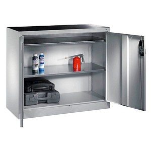4064615139759 - Werkstatt-Beistellschrank mit Flügeltüren Breite x Tiefe 1200 x 400 mm lichtgrau lichtgrau C+P 4064615139759 - Werkstatt-Beistellschrank mit Flügeltüren Breite x Tiefe 1200 x 400 mm lichtgrau lichtgrau C+P