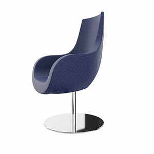 4260761571096 - Besuchersessel Pirum dunkelblau chrome Stoff 4260761571096 - Besuchersessel Pirum dunkelblau chrome Stoff
