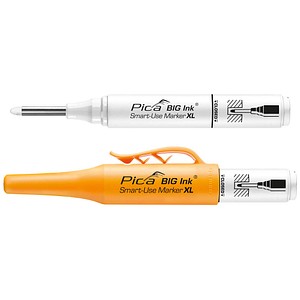 4260056158032 - Permanentmarker Pica BIG Ink Marker XL für glatte & trockene Oberflächen Spezial-Schreibspitze wisch- & wasserfest Schreibfarbe weiß 4260056158032 - Permanentmarker Pica BIG Ink Marker XL für glatte & trockene Oberflächen Spezial-Schreibspitze wisch- & wasserfest Schreibfarbe weiß