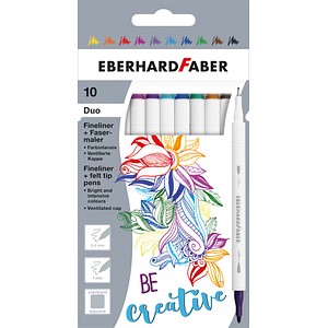 4087205515108 - Faserschreiberetui 10ST Duo sortiert 4087205515108 Eberhard Faber 4087205515108 - Faserschreiberetui 10ST Duo sortiert 4087205515108 Eberhard Faber