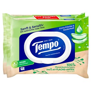 7322540907612 - Feuchttücher Sanft & Sensitiv Duo-Pack 2x 42 Tücher 7322540907612 84 Tuch
