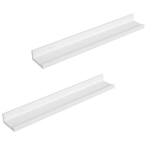 SONGMICS Wandregale weiß 60,0 x 10,0 x 2,0/5,0 cm, 1 St.