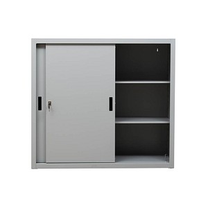 4260090173398 - Schiebetürenschrank 100277 lichtgrau 2 Fachböden 1200 x 450 x 1090 cm 4260090173398 - Schiebetürenschrank 100277 lichtgrau 2 Fachböden 1200 x 450 x 1090 cm