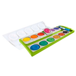 Pelikan K12 grün Wasserfarbkasten 12 Farben