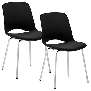 4032376496473 - 2 Besucherstühle 2521_01 schwarz Kunststoff 4032376496473 2 Stück 4032376496473 - 2 Besucherstühle 2521_01 schwarz Kunststoff 4032376496473 2 Stück