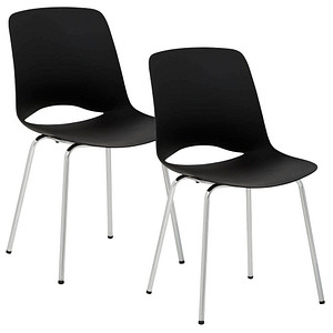 4032376496411 - 2 Besucherstühle 2520_01 schwarz Kunststoff 4032376496411 2 Stück 4032376496411 - 2 Besucherstühle 2520_01 schwarz Kunststoff 4032376496411 2 Stück