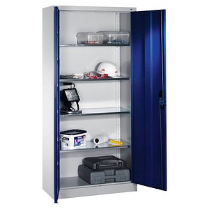4067521583500 - CP Stahlschrank 08920-00 S10098 lichtgrau enzianblau 930 x 400 x 1950 cm aufgebaut 4067521583500 - CP Stahlschrank 08920-00 S10098 lichtgrau enzianblau 930 x 400 x 1950 cm aufgebaut