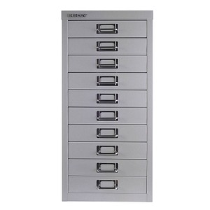 5020073747393 - Schubladenschrank MultiDrawer? 29er Serie L2910855 Stahl 10 Schubladen (Vollauszug) A4 279 x 59 x 38 cm silber 50200737473 5020073747393 - Schubladenschrank MultiDrawer? 29er Serie L2910855 Stahl 10 Schubladen (Vollauszug) A4 279 x 59 x 38 cm silber 50200737473