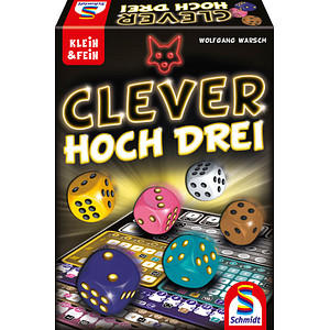 Schmidt Clever hoch Drei Würfelspiel