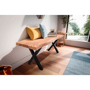 4251757721922 - WOHNLING Garderobenbank WL7287 akazie Holz 1200 cm 4251757721922 - WOHNLING Garderobenbank WL7287 akazie Holz 1200 cm