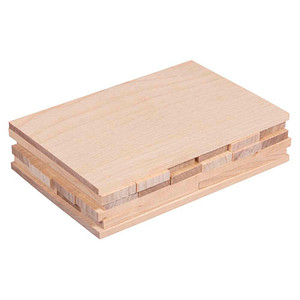 4006166826498 - Holzbausatz Klötzchen + Platten natur