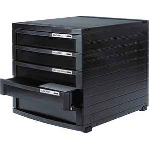 4012473150539 - Schubladenbox CONTUR 5 Schubladen DIN A4 DIN B4 DIN C4 Polystyrol Gehäusefarbe schwarz Farbe der Schublade schwarz 4012473150539 - Schubladenbox CONTUR 5 Schubladen DIN A4 DIN B4 DIN C4 Polystyrol Gehäusefarbe schwarz Farbe der Schublade schwarz