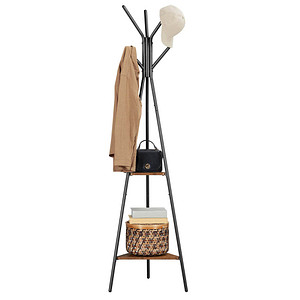 6955880303120 - Songmics - Vintage Garderobenständer in Baumform Kleiderständer freistehende Garderobe im Industriedesign mit 2 Ablagen für Kleidung Hüte 6955880303120 - Songmics - Vintage Garderobenständer in Baumform Kleiderständer freistehende Garderobe im Industriedesign mit 2 Ablagen für Kleidung Hüte