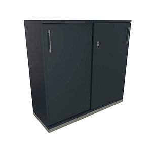 4260649683514 - fm Schiebetürenschrank Oldenburg 4260649683514 lavagrau 2 Fachböden 1200 x 442 x 1133 cm