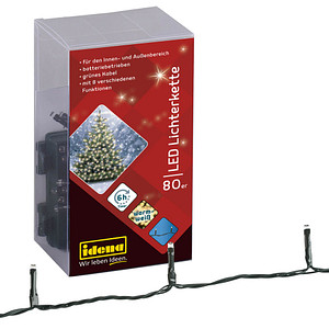 4002372004385 - Lichterkette 30438 80 LEDs Länge 65m warmweiß 4002372004385 Idena