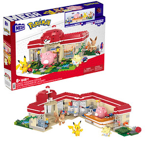0194735149681 - MEGA Pokémon Bauspielzeug-Set Waldspaß Pokémon-Center (mit 4 Actionfiguren Konstruktionsspielzeug 0194735149681 - MEGA Pokémon Bauspielzeug-Set Waldspaß Pokémon-Center (mit 4 Actionfiguren Konstruktionsspielzeug